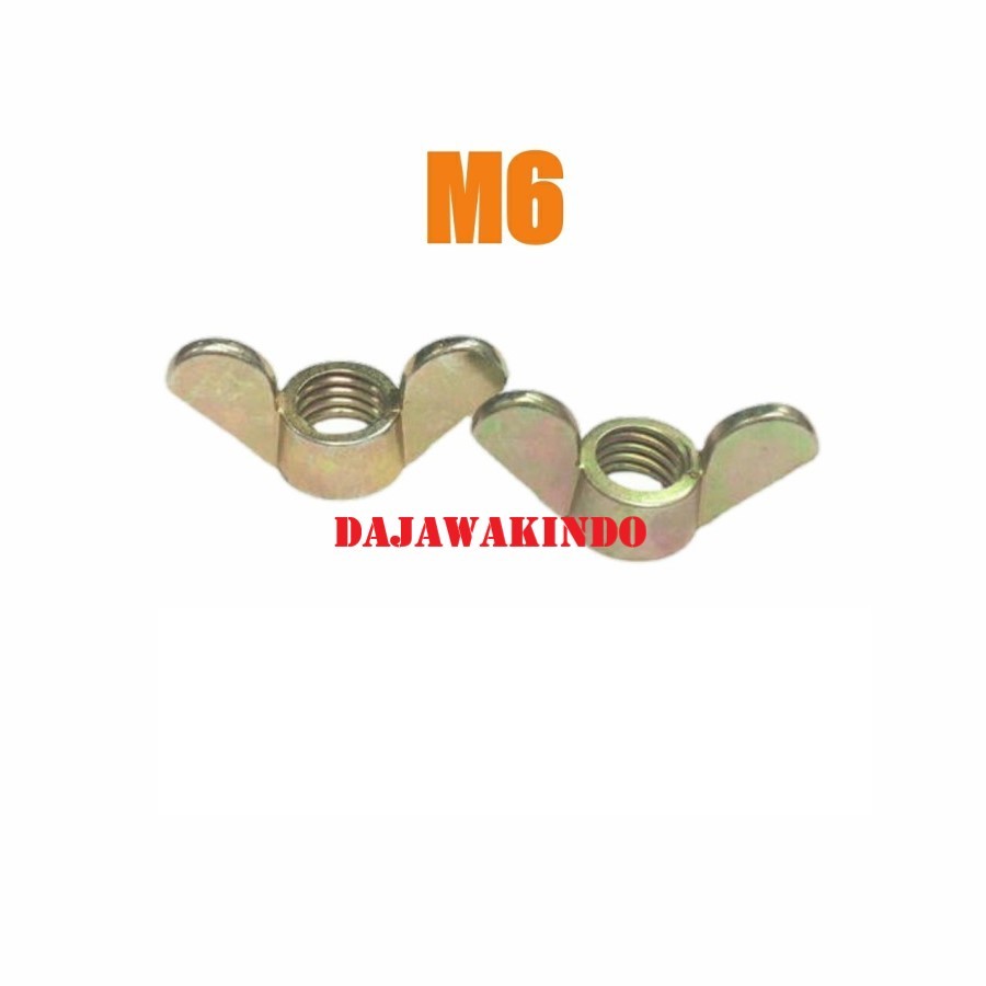Mur Kuping M6 / Mur Kupu Kupu M6 / Mur Kuping M6