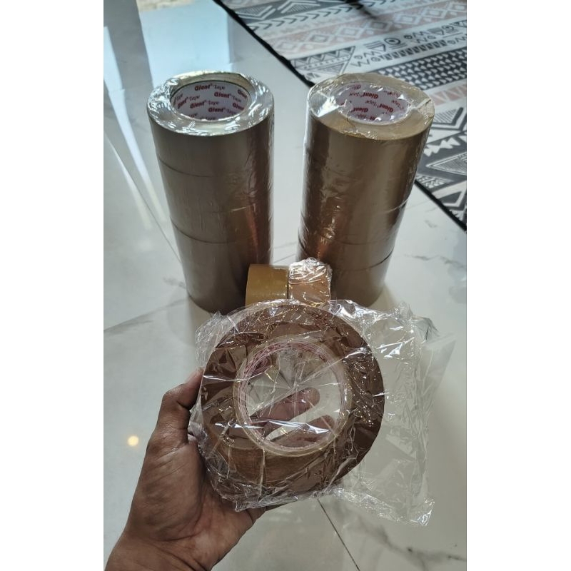 

lakban coklat 1roll isi 6pcs