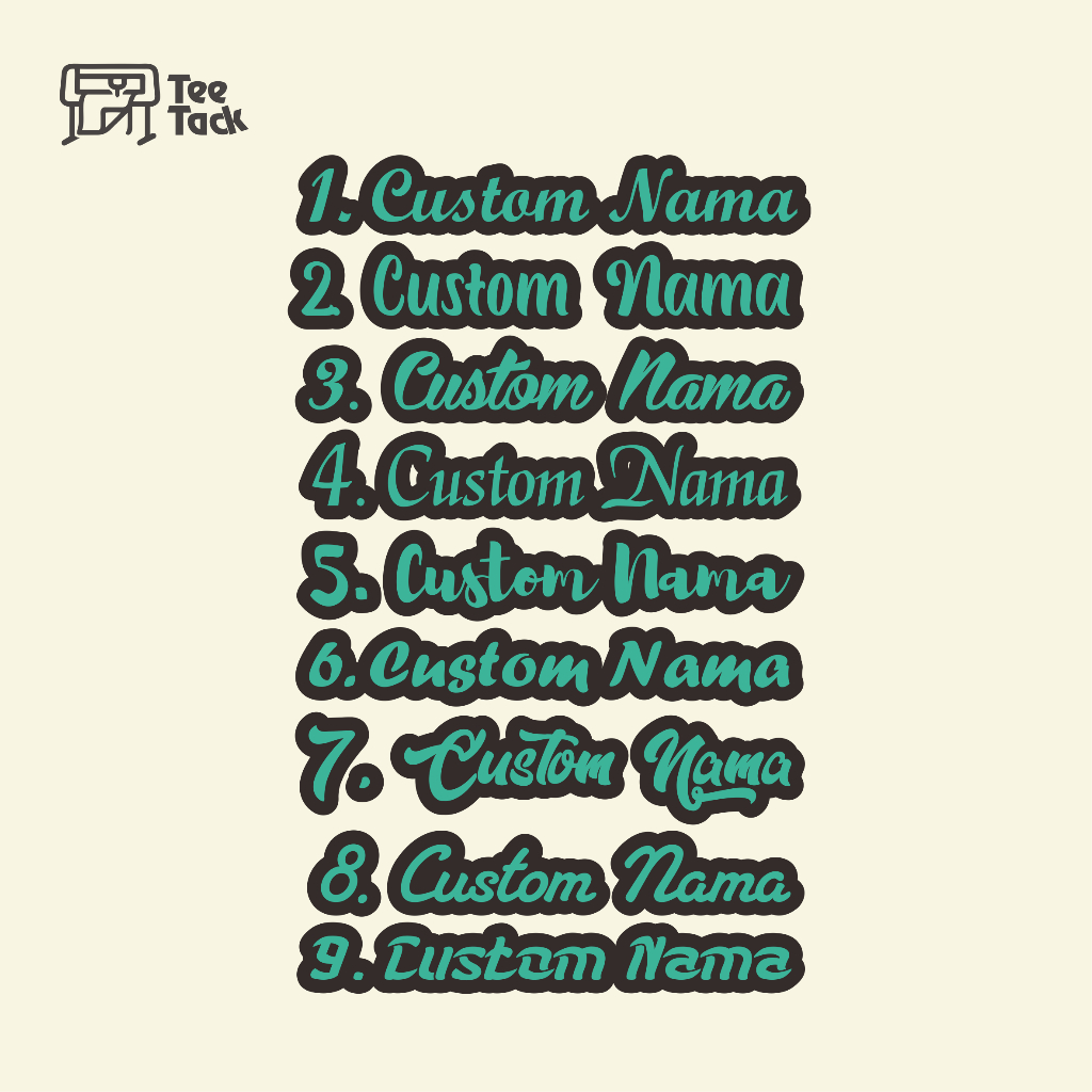 

Custom Stiker Nama Hologram Dan Warna Tulisan Bebas Cutting Sticker Satu Hari Jadi