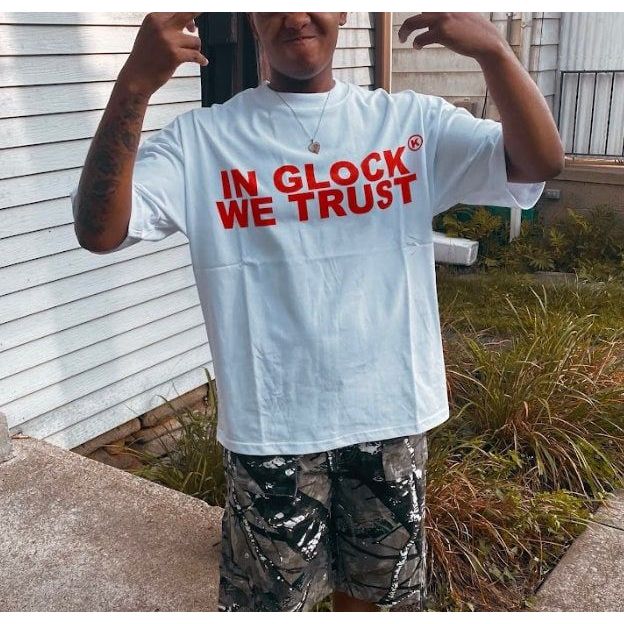 Dissent Dream – In Glock We Trust Kaos Oversized Boxy T Shirt
