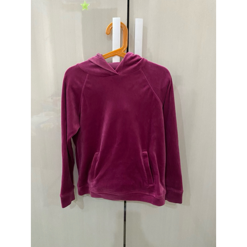 Sweater Hoddie Anak Perempuan Beludru 32 Degrees