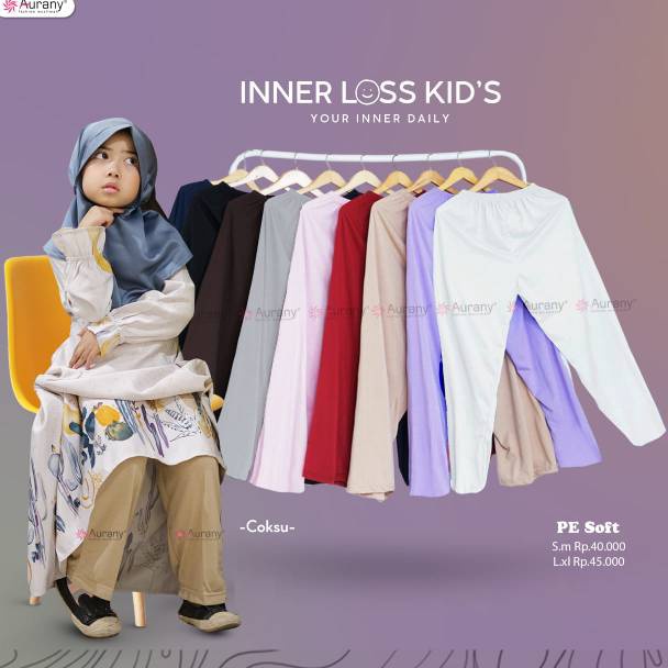 55 laris manis Celana Inner loss kids anak daleman gamis celamis sd tk murah legging leging panjang 