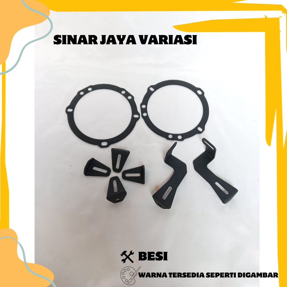 55TERMURAH BRACKETLAMPU FOGLAMP TOYOTA AVANZA CALYA AGYA ALL NEW RUSH BRAKET FOGLAMP MOBIL LAMPU BIL