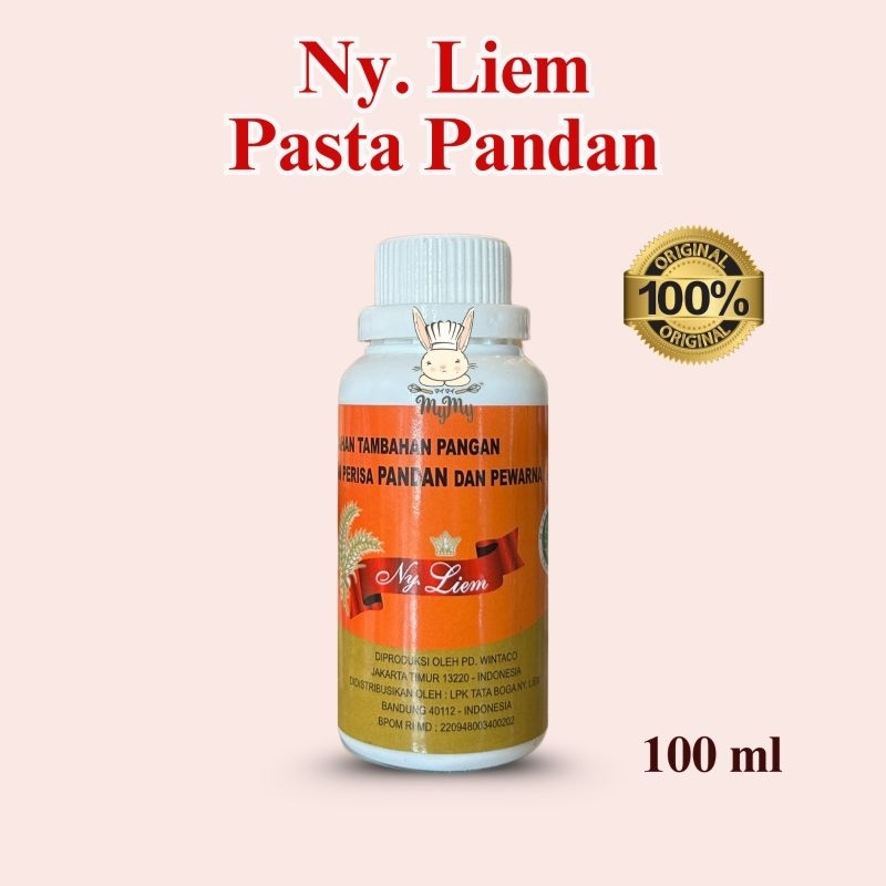 

Ny. Liem Perisa & Pewarna | Essence Makanan Pasta Pandan 100 Gr