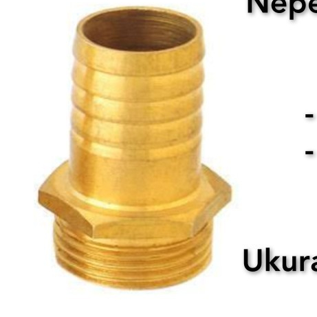 NEPEL SELANG DRAT LUAR 11/2" 2"  nepel selang derat luar 1.5" nepel selang drat luar 2"