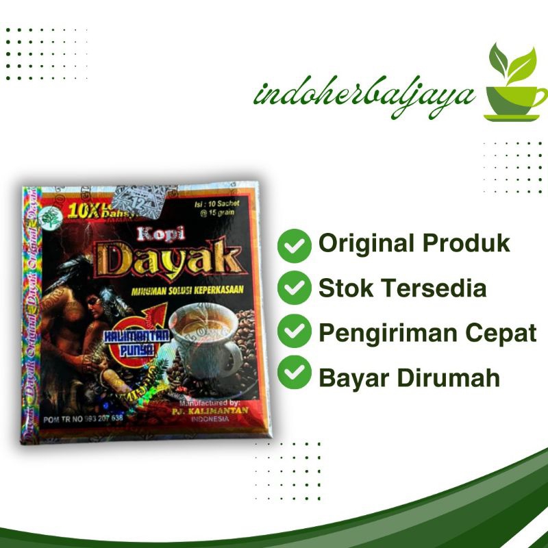 

Kopi Dayak Asli Kalimantan Original 100%