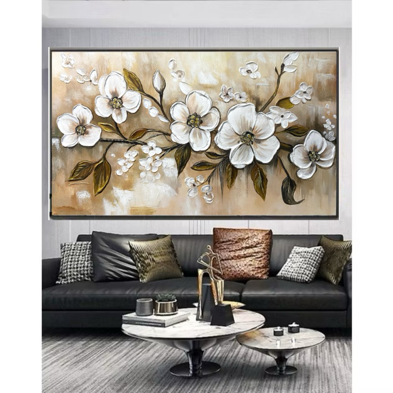 Lukisan Dinding Aesthetic | Lukisan Kanvas dinding | Lukisan Bunga