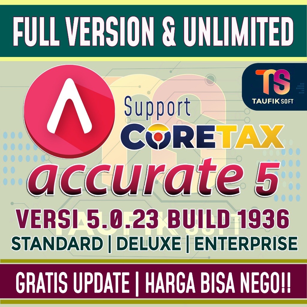 ACCURATE 5.0.23 1936 ENTERPRISE DELUXE STANDARD SUPPORT CORETAX