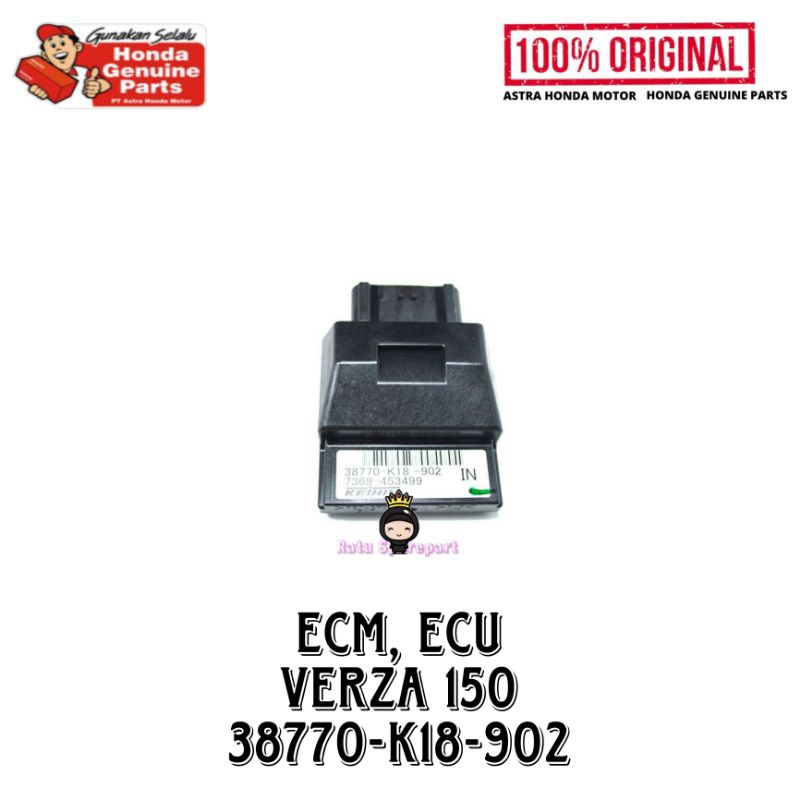 Ecm, Ecu Honda Verza 150 Original - 38770K18902 - ECU HONDA VERZA 150 ORIGINAL - ECU VERZA 150 - Eng