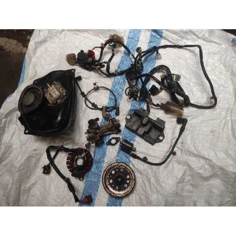 pengapian injeksi ACG set beat fi starter halus 2015/2016 original bekas normal