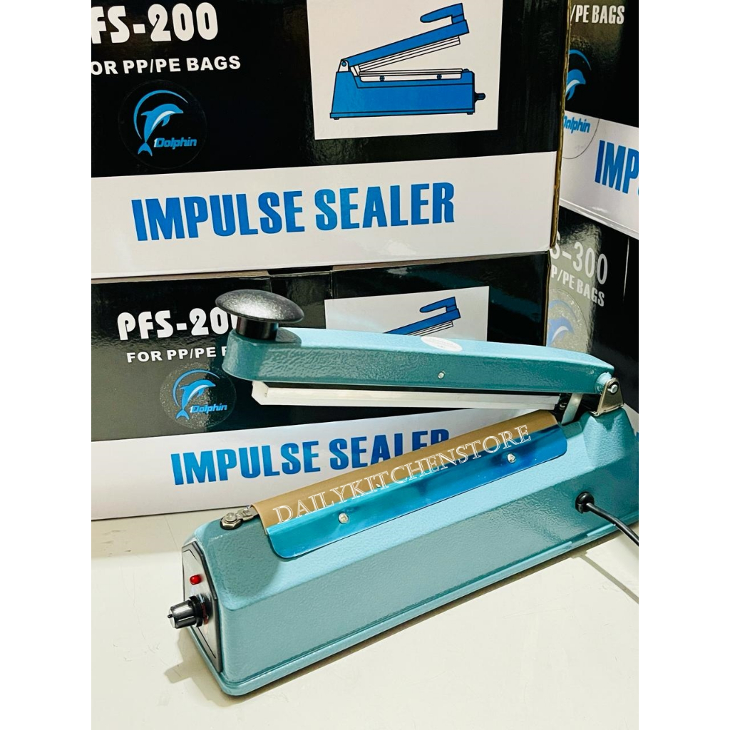 IMPULSE SEALER DOLPHIN PFS-200 PFS-300 / ALAT PRES PLASTIK SEALER 8MM