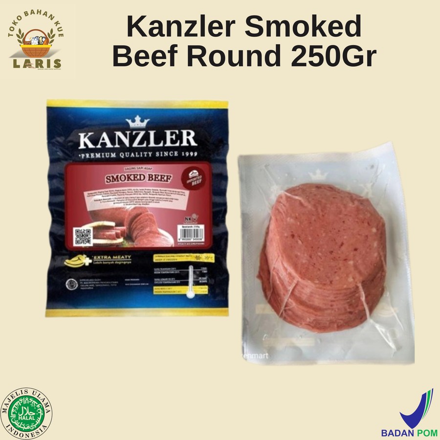 

KANZLER SMOKED BEEF ROUND 250 GRAM