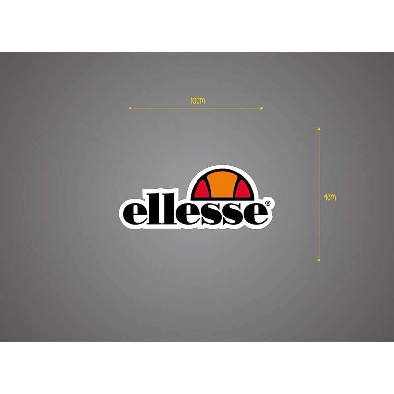 

ELLESSE stiker pack brand sport running basket tennis bike esthetic tumbler laptop helm motor