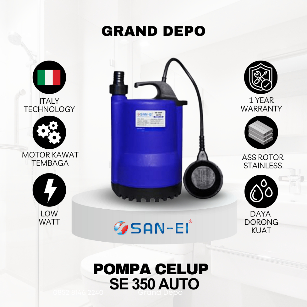 San Ei Pompa Air Celup SE 350 Auto / Pompa Air Celup San Ei