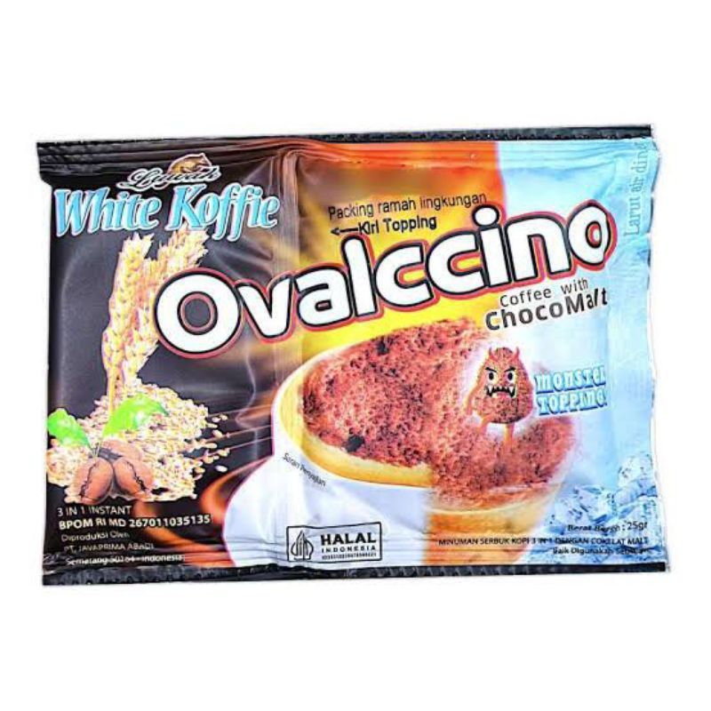

Ovalccino Luwak White Koffiee 1 Renteng isi 15