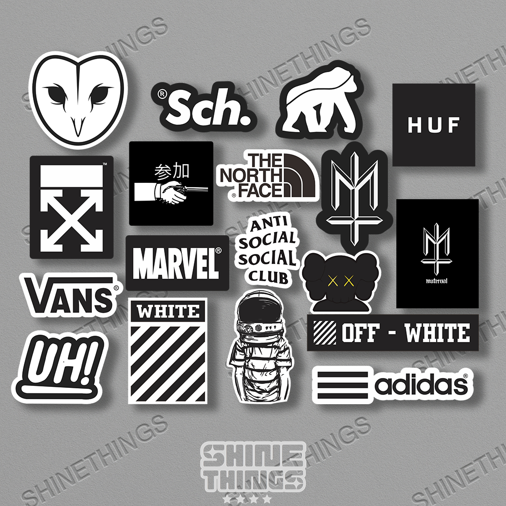 

stiker pack brand helm case hp || sticker hypebeast Brand 8