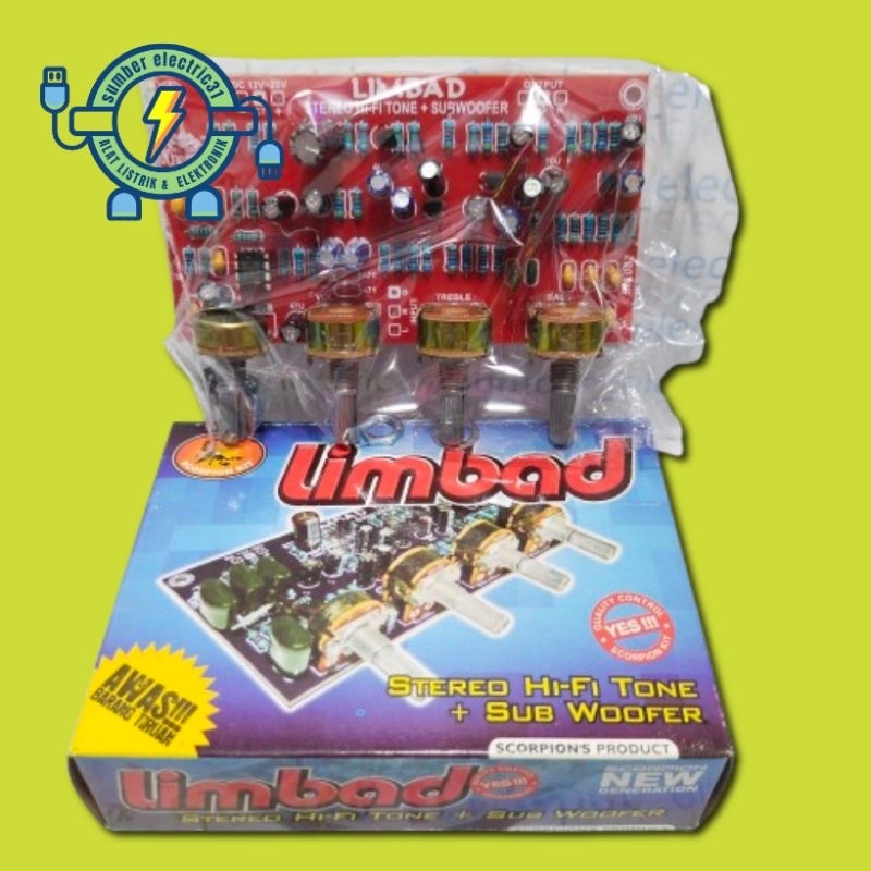 TONE CONTROL STEREO + SUBWOOFER LIMBAD