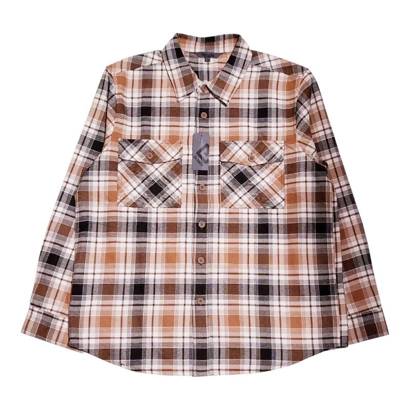 DETAILS Jaket Canvas Twill Pria Lengan Panjang