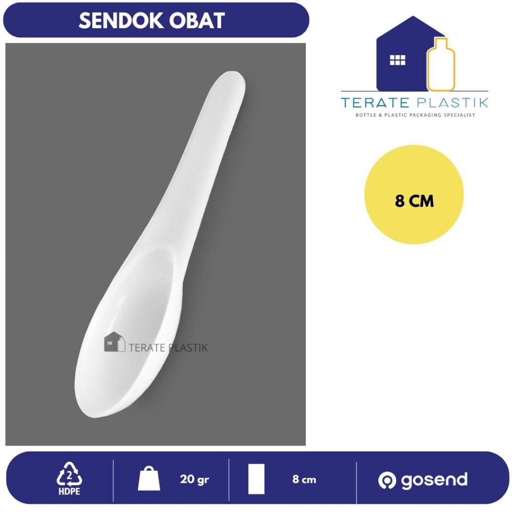 Per 100pc | Sendok Obat | Terate Plastik Bandung