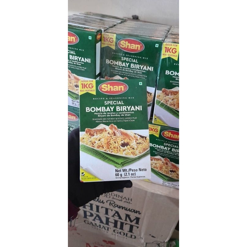 

SHAN Bumbu Biryani 1 kilo beras untuk 8 porsi