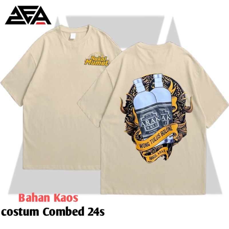 Kaos Bakul Mumet / Wong Tulus Bolone BakulArak/Baju T-shirt ArakBali/Kata Kata Viral Unisex Premium