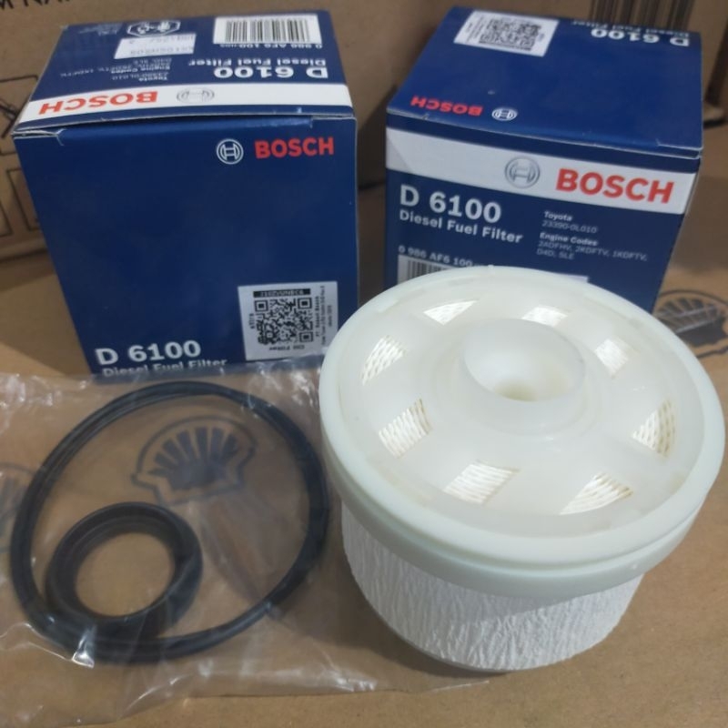 D6100 Filter solar Innova 2kd / Pajero dakar lama / Fortuner 2kd Bosch Original