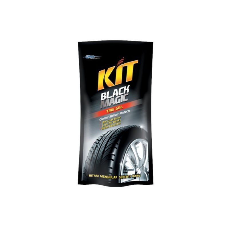 Kit Black Magic Tire Gel 180ml Semir Ban Motor Semir Ban Mobil