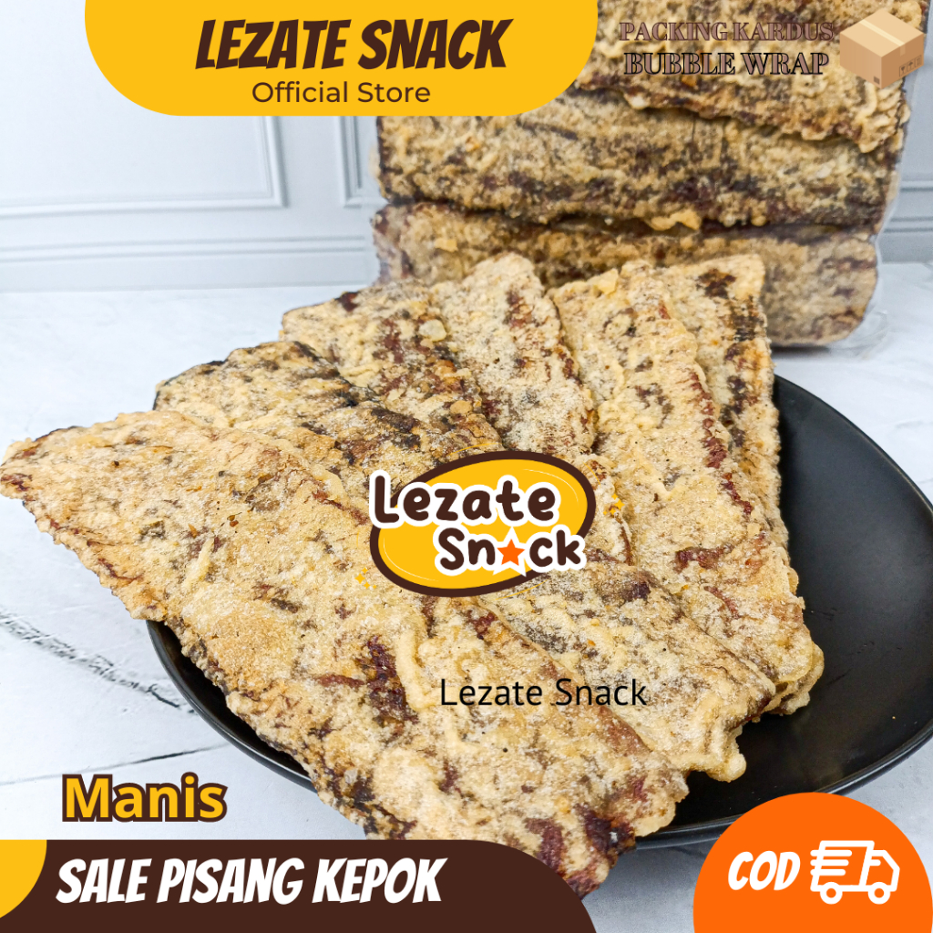 

Sale Pisang Kepok Premium 250GR Kering Manis Kiloan Murah / Kripik Sale Pisang Legit Manis WAP SNACK