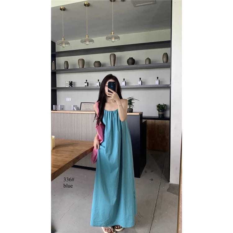 dress bonita tanpa lengan//dress maxi//dress santai//dress pantai//dress wanita kekinian//dress kore