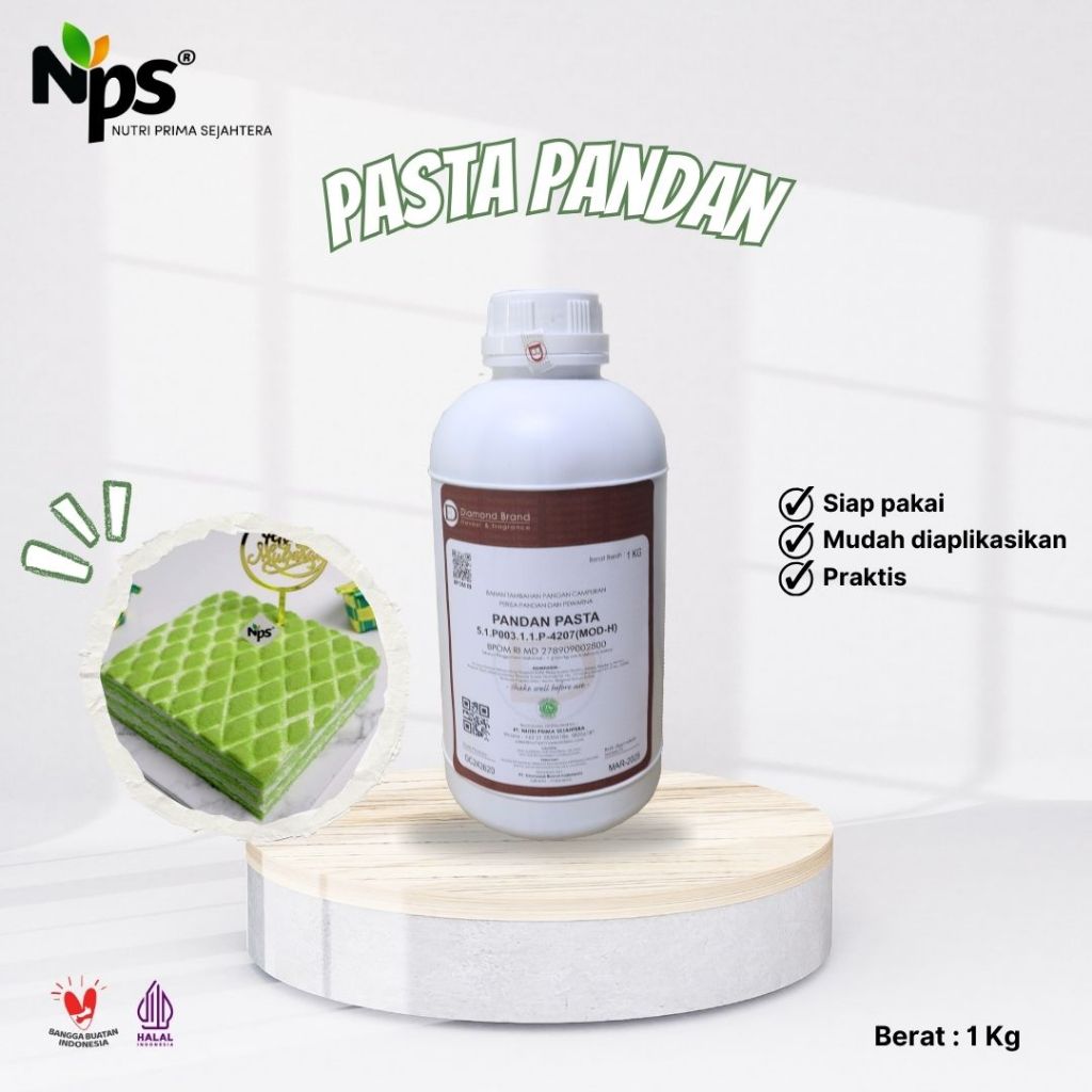 

Pasta Pandan / Pasta Aroma dan Warna Pandan