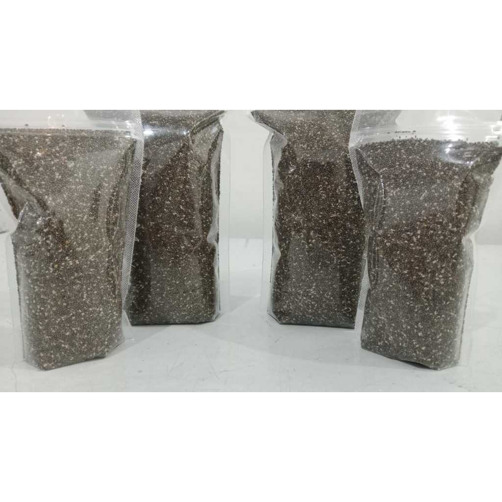 

Chia Seed 500gr Black Natural Premium Alami Healthy Seed Superfood ORIGINAL