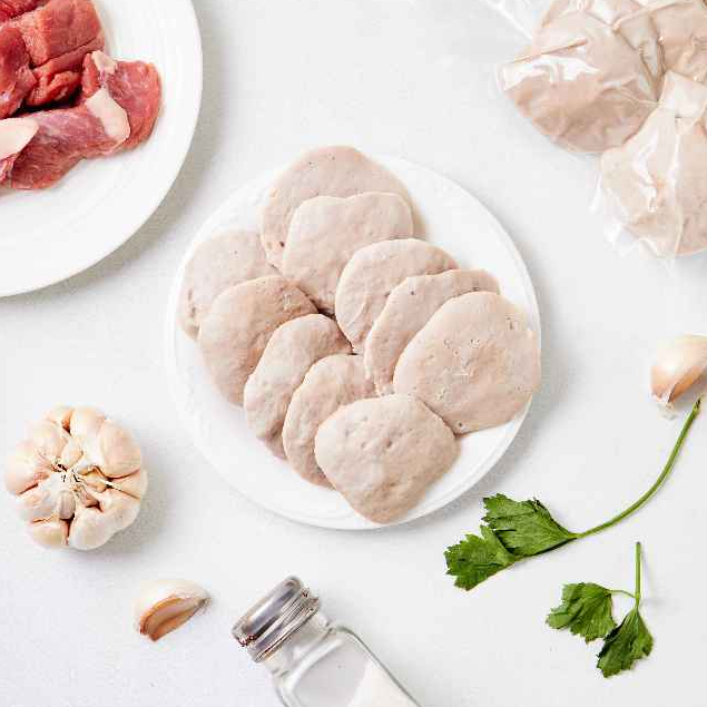 Nyimas_Pawom Yen Bakso Sapi Gepeng Isi 10 - Baso Yen