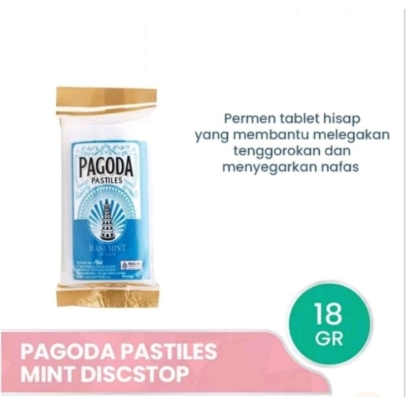 

PAGODA PASTILES MINT DISCSTOP 18GR (Exp Apr 28)
