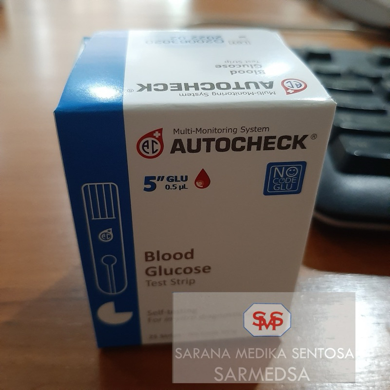 Blood Glucose Test Strip Autocheck / Strip Gula Autocheck