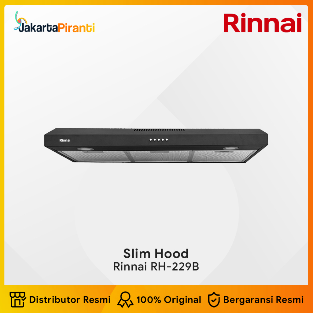 COOKER HOOD RINNAI RH-229B Cooker Hood Rinnai RH-229B Slim Hood Penghisap Asap Kompor