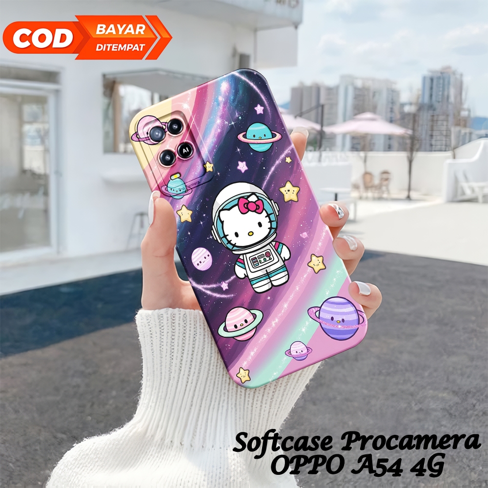 OPPO A54/A54S/A16/A16S - Softcase OPPO - Casing Handphone Terbaru - Case Hp Motif Hello Kitty Aesthe
