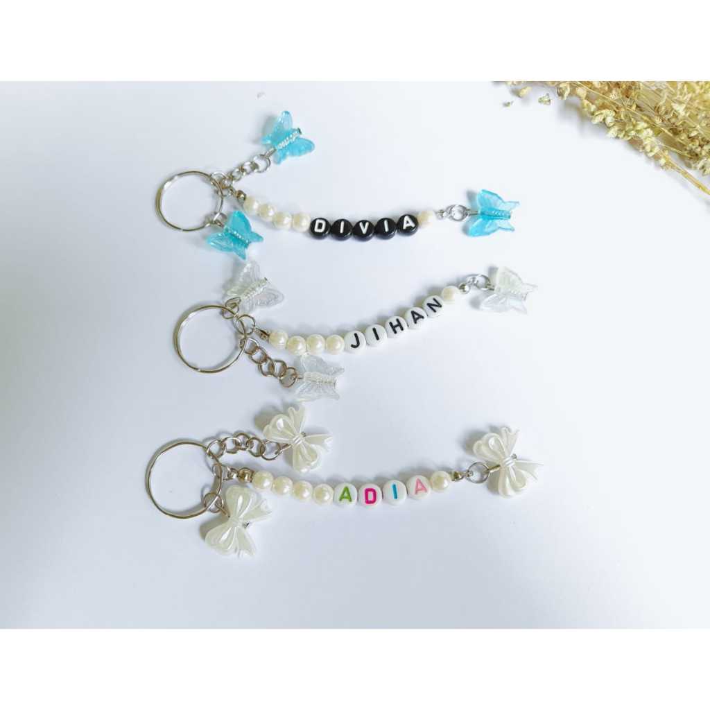 Gantungan Kunci Custom Nama / Ganci Nama Sendiri