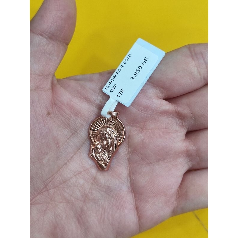 Liontin emas 75 bunda maria rose slep