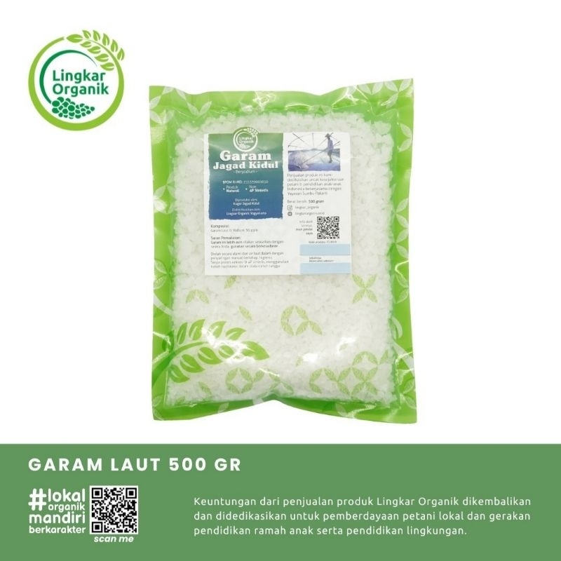 

Garam Laut Non Rafinasi 500gr - Lingkar Organik / Nora Healthy Food