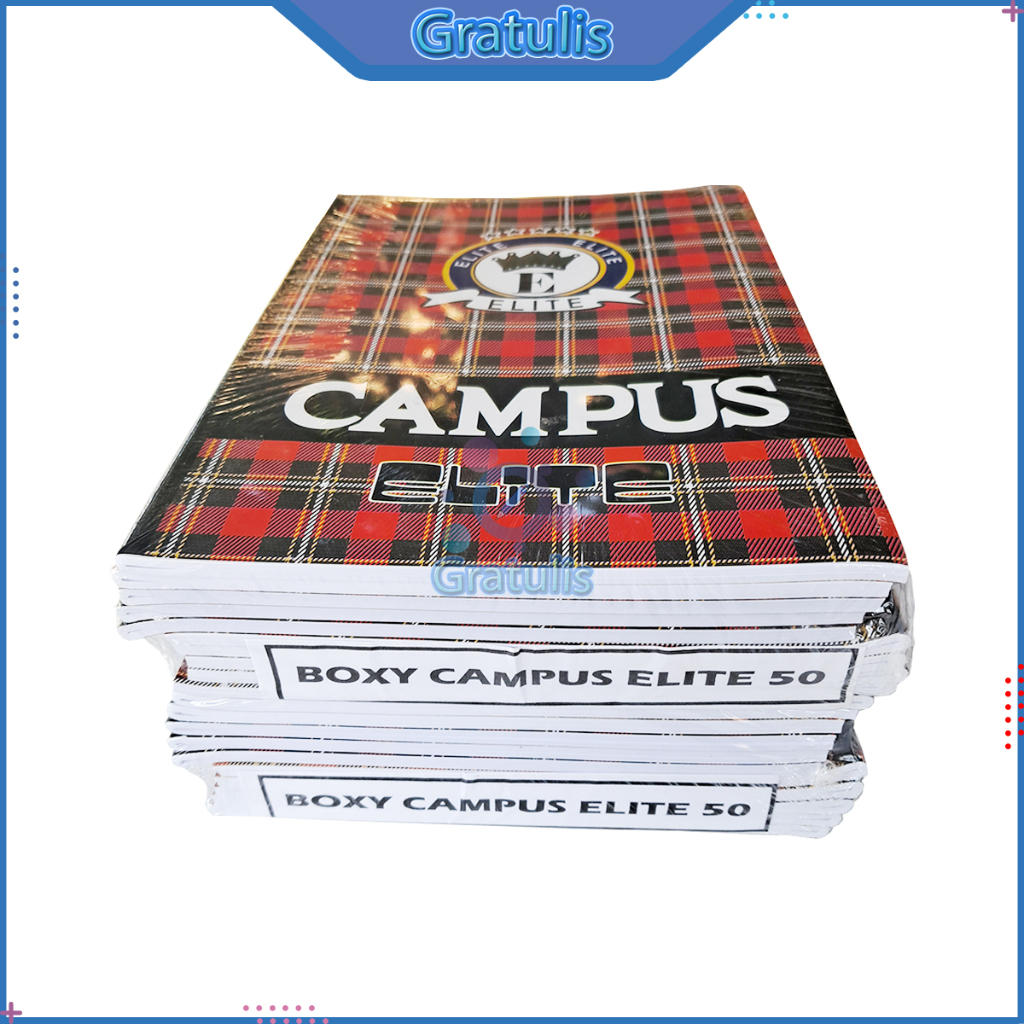 

BUKU TULIS SEKOLAH CAMPUS [ISI 50 LEMBAR/10 BUKU/1 PACK] / BUKI TULIS KAMPUS SMP SMA 1 PAK MURAH