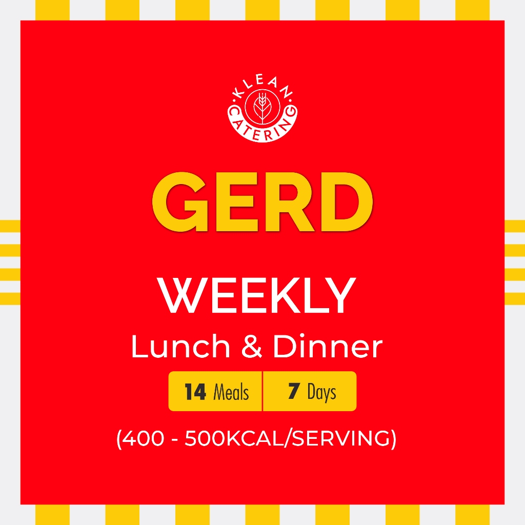 

Klean Gerd Diet Catering Sehat - Weekly (14 Meals/7 Days)