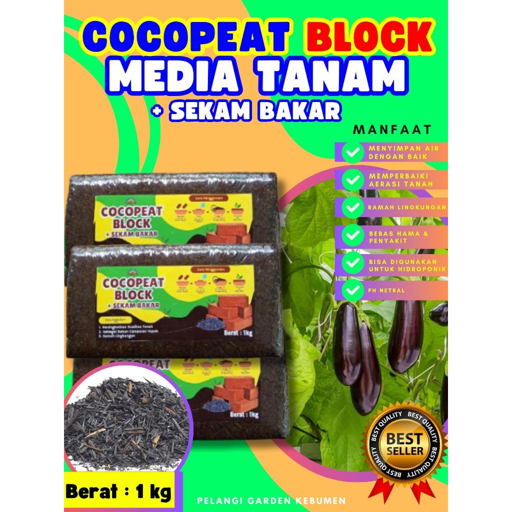 PALING DICARI  Cocopeat Block Infarm, Cocopeat Cangkok, Cocopeat Campur