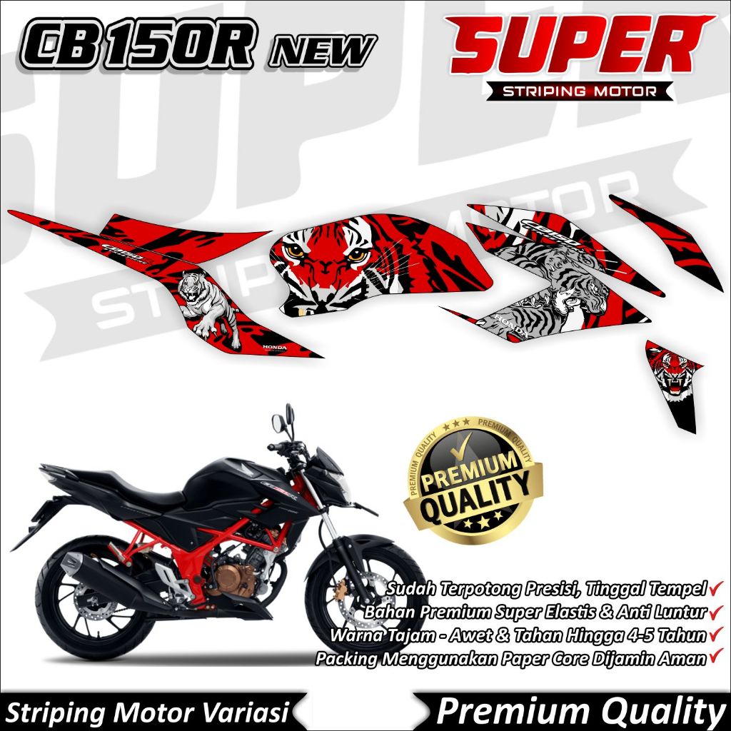 Stiker CB150r New 2019 Anti Luntur keren Striping CB150r New 2019 Striping Honda CB150r New 2019 Har