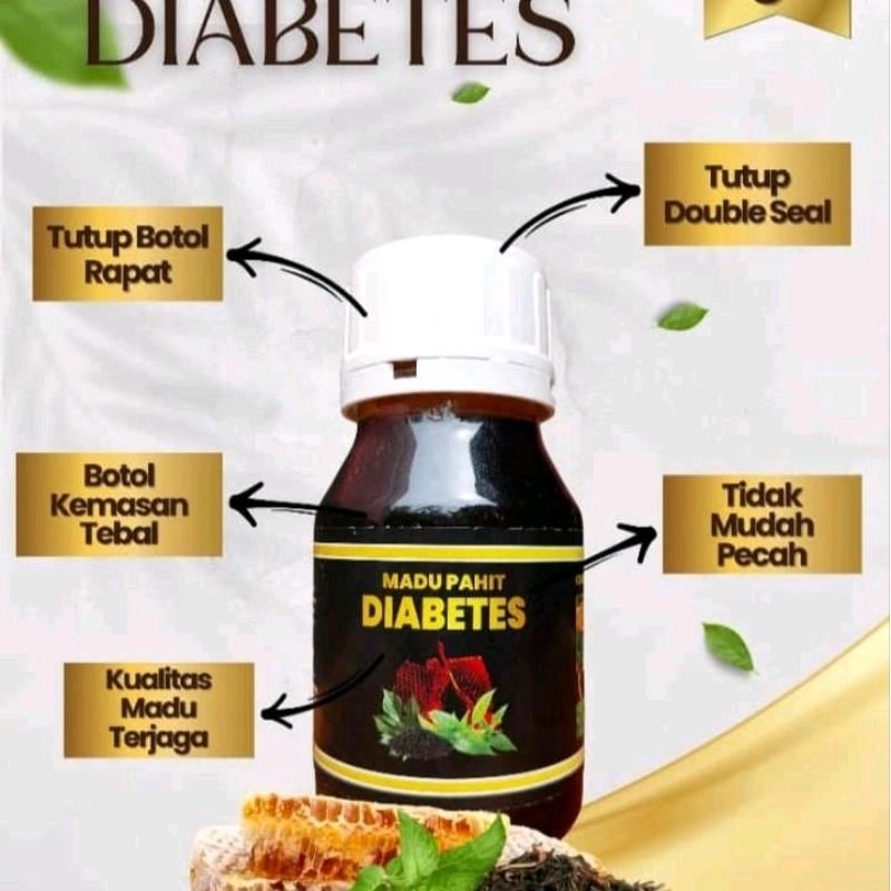 

(1 Botol ) Madu Pahit Diabetes kemasan 350gram dengan komposisi Hitam,Daun Insulin,Habbatusauda dan Daun Sambilot