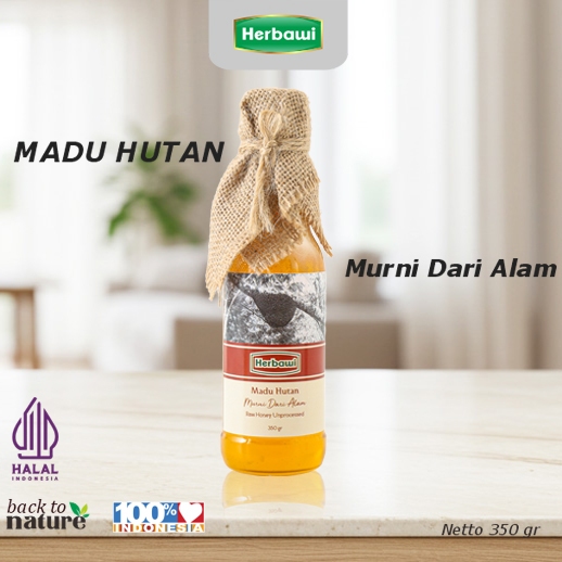 

Herbawi Madu MURNI HUTAN / Madu Asli / Madu Murni / Madu Raw Honey /Madu Hutan 350gr
