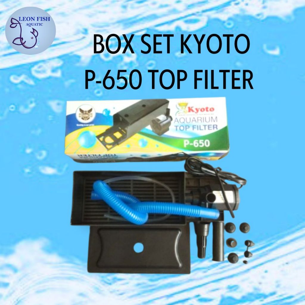 Mesin Filter Set Box Mini KYOTO Aquarium Aquascape Top Filter P-650  ECER GROSIR