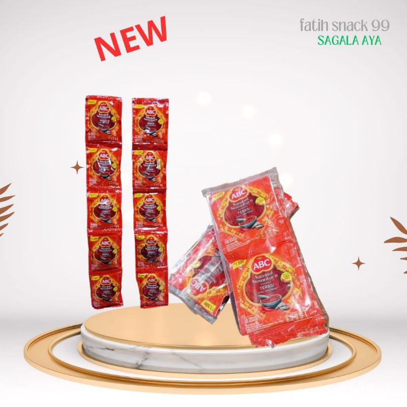 

SAMBAL TERASI ABC SACHET 1 PAK [ 10 SCH x 18g ] SAMBAL NUSANTARA SIAP SAJI