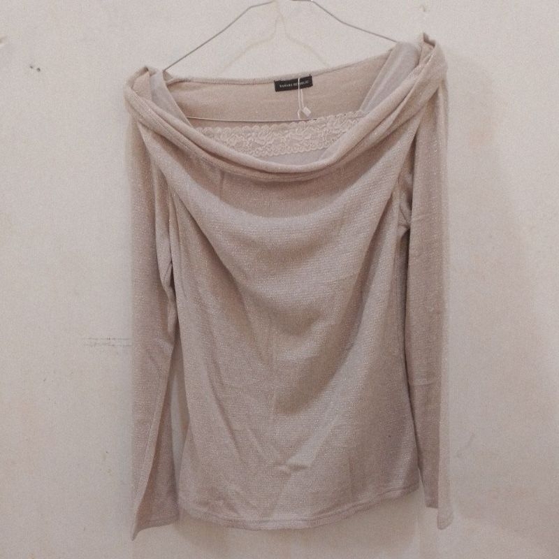 Baju Sabrina Wanita Original Banana Republic