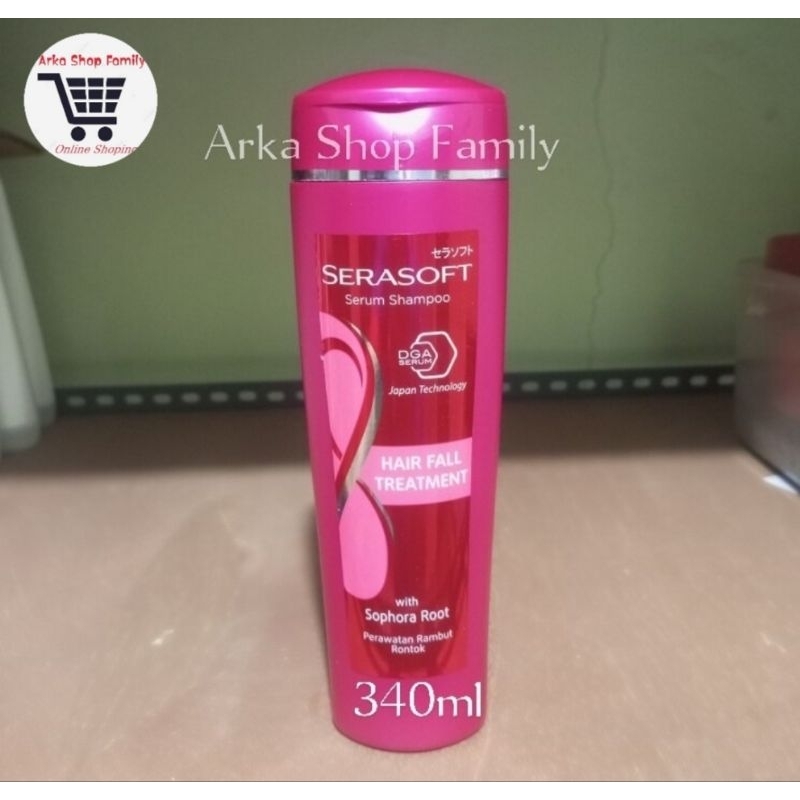 SERASOFT Serum Shampoo Hair Fall Treatment Perawatan Rambut Rontok 340ml