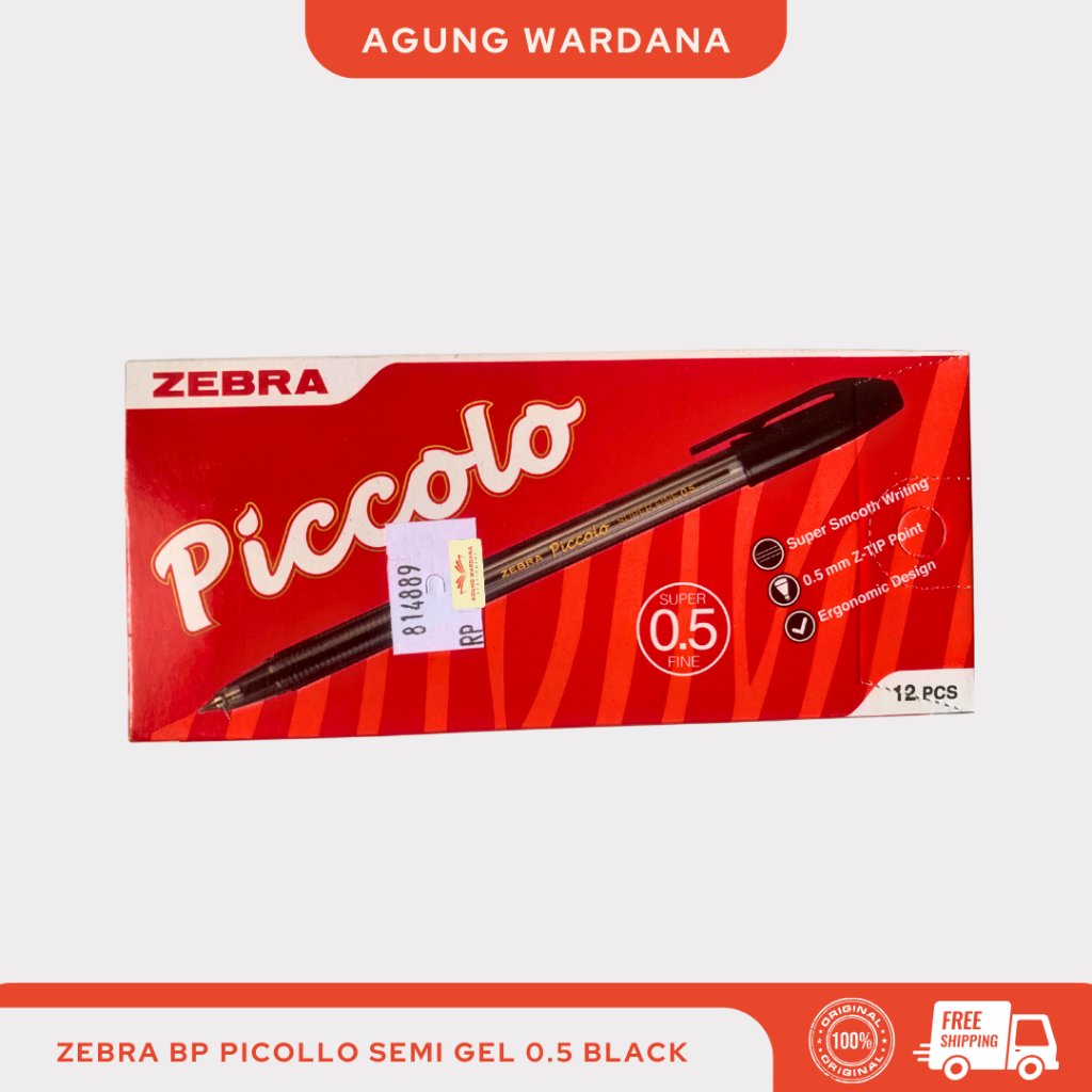 

BOLPOIN ZEBRA PICOLLO SEMI GEL 0.5MM BLACK